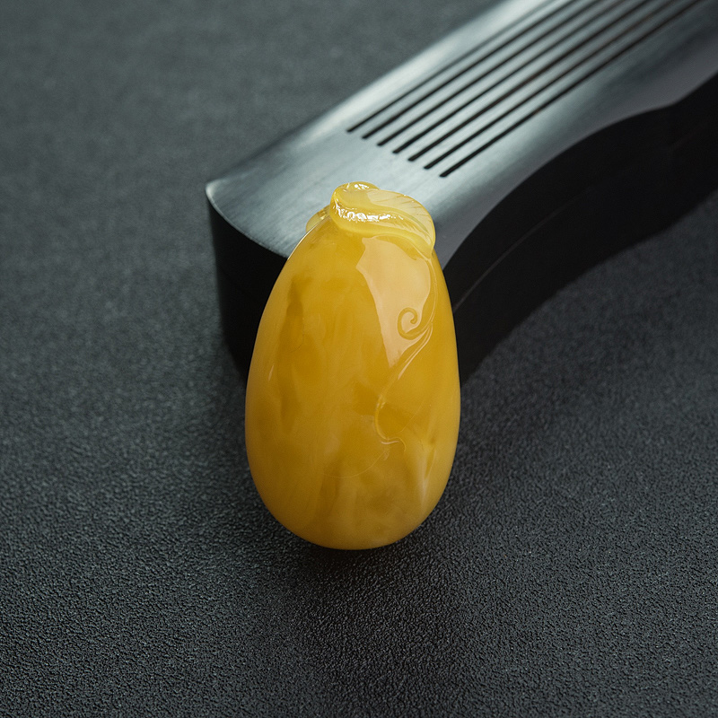 鸡油黄蜜蜡福瓜-红掌柜