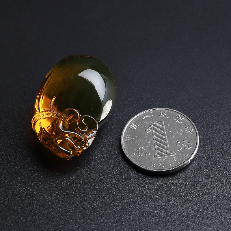 蓝珀福袋吊坠-红掌柜