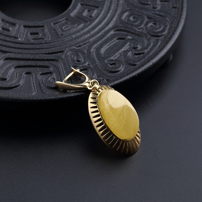 波罗的海天然鸡油黄蜜蜡吊坠-红掌柜