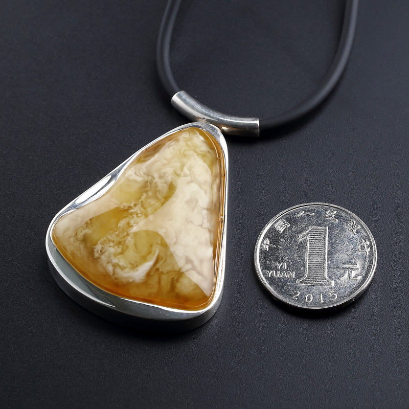 黄白蜜蜜蜡吊坠-红掌柜