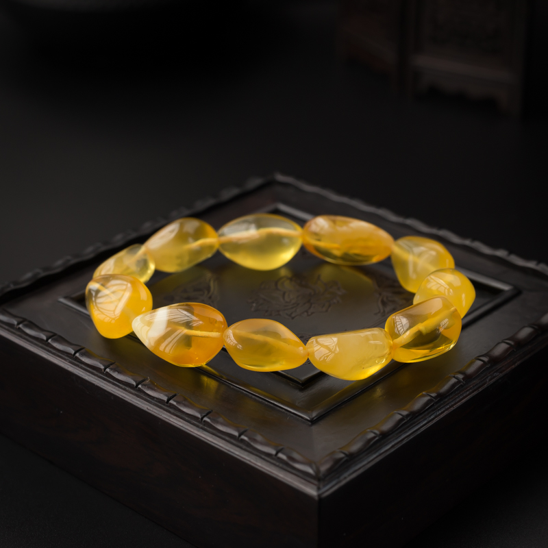 蜜蜡随形手串 - 红掌柜