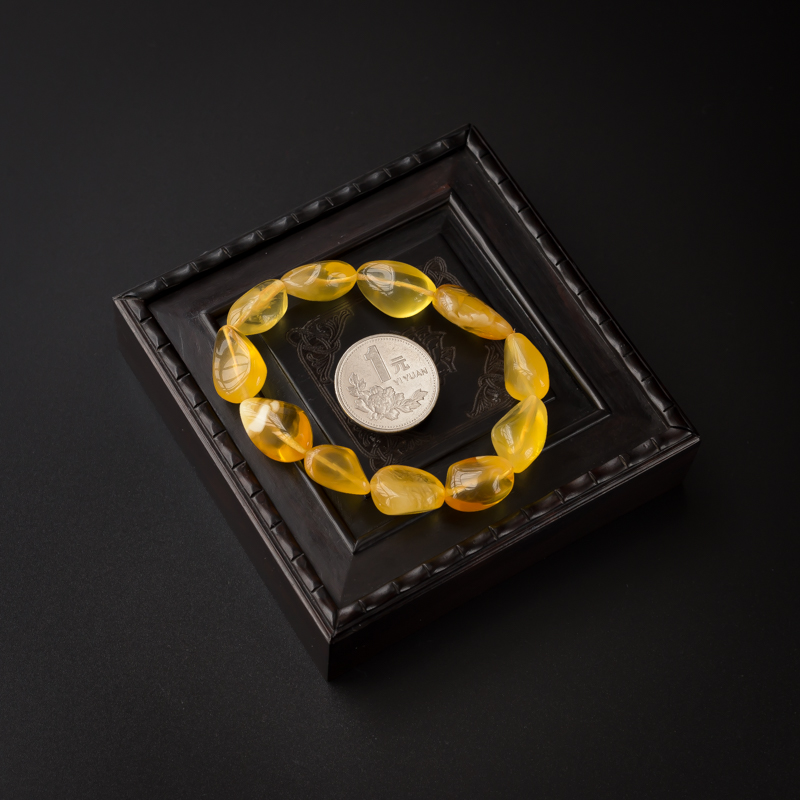 波罗的海天然金包蜜手串 - 红掌柜