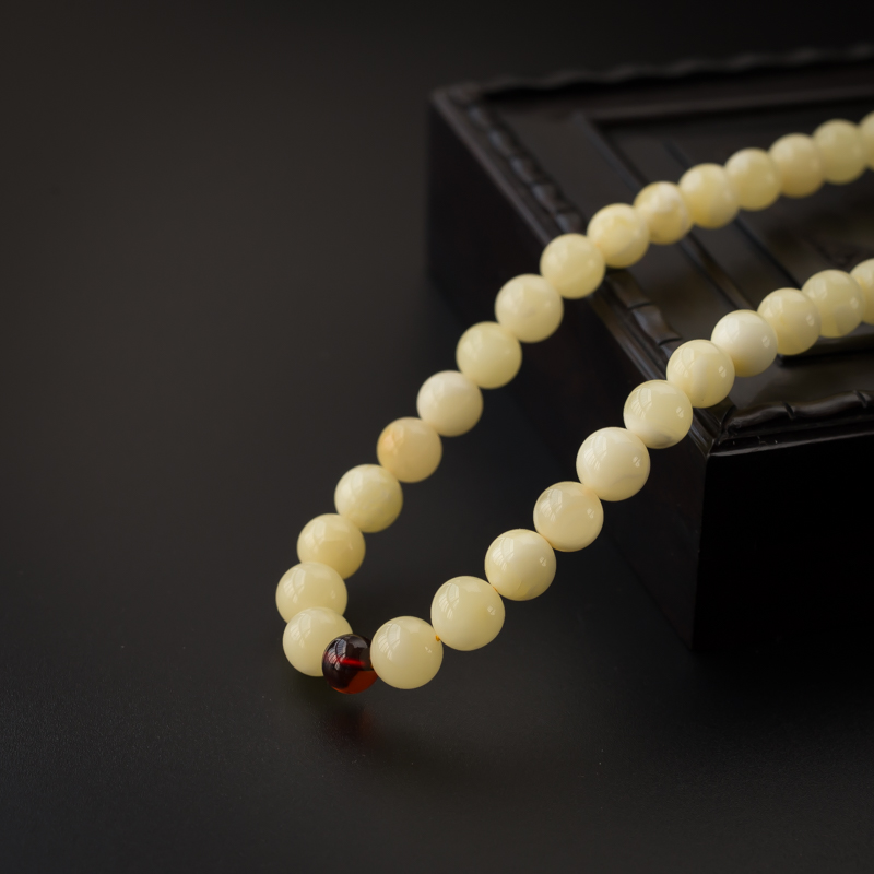 波罗的海天然白花蜜手串 - 红掌柜