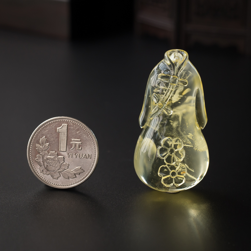 蜜蜡吊坠 - 红掌柜