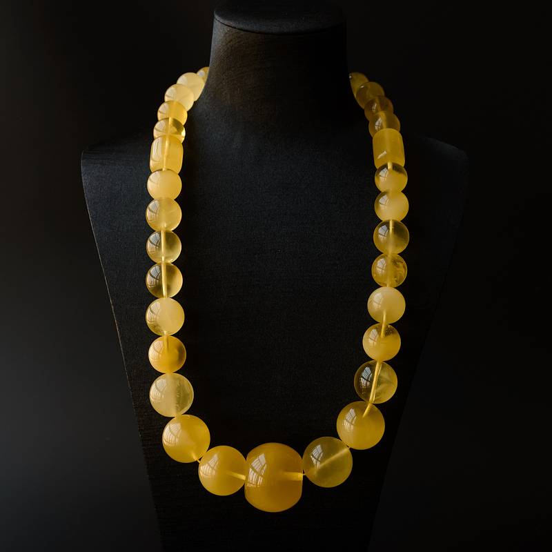 波罗的海天然金包蜜鸡油黄蜜蜡塔链 - 红掌柜