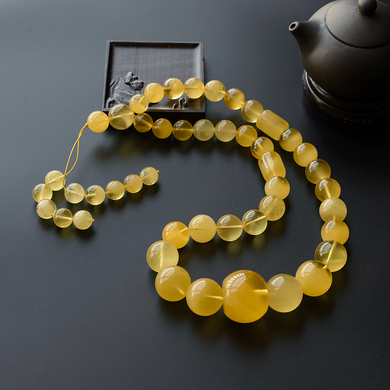 波罗的海天然金包蜜塔链 - 红掌柜