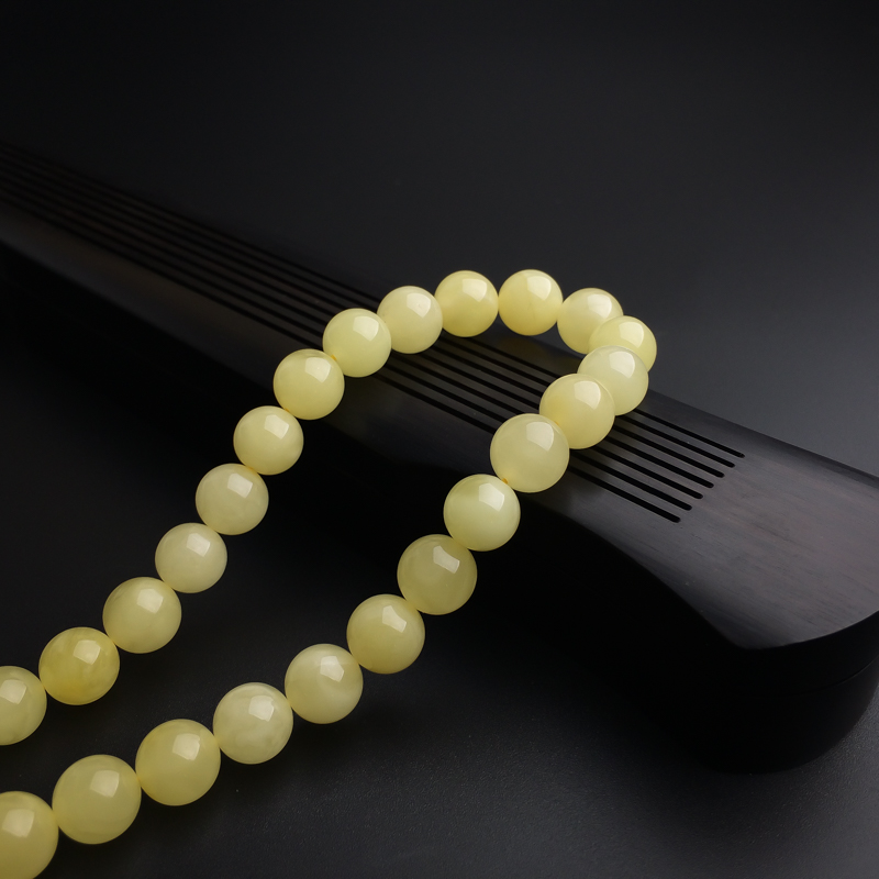 柠檬黄蜜蜡塔链 - 红掌柜