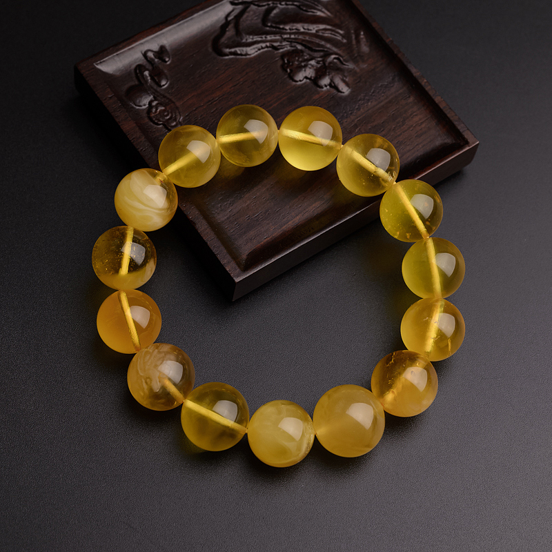 天然金包蜜手串 - 红掌柜