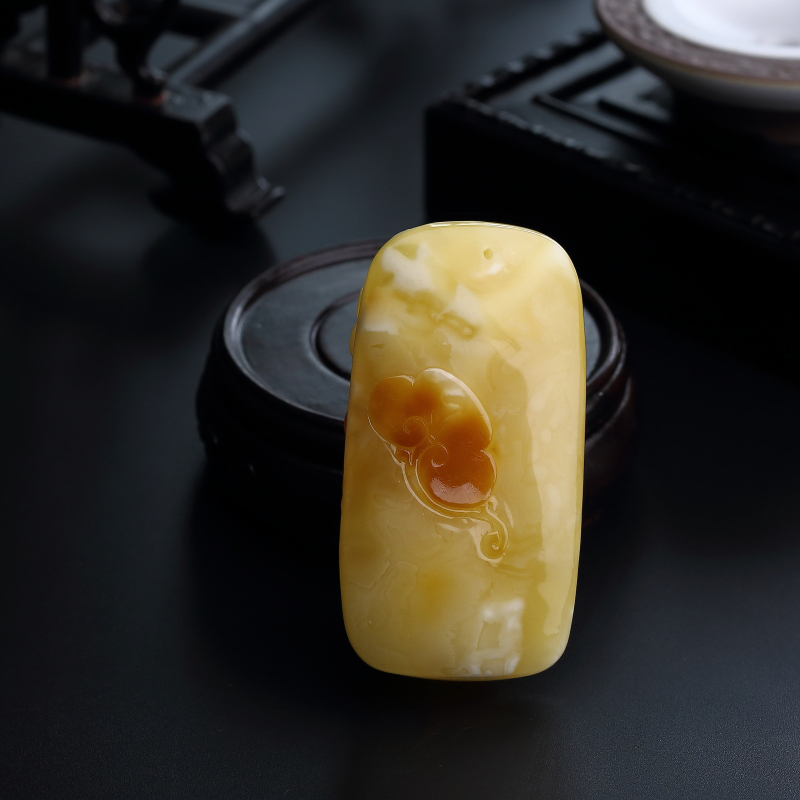 波罗的海天然白花蜜吊坠 - 红掌柜