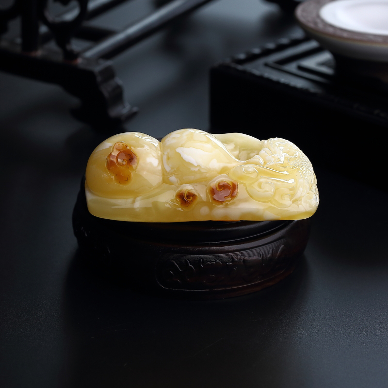 波罗的海白花蜜吊坠 - 红掌柜