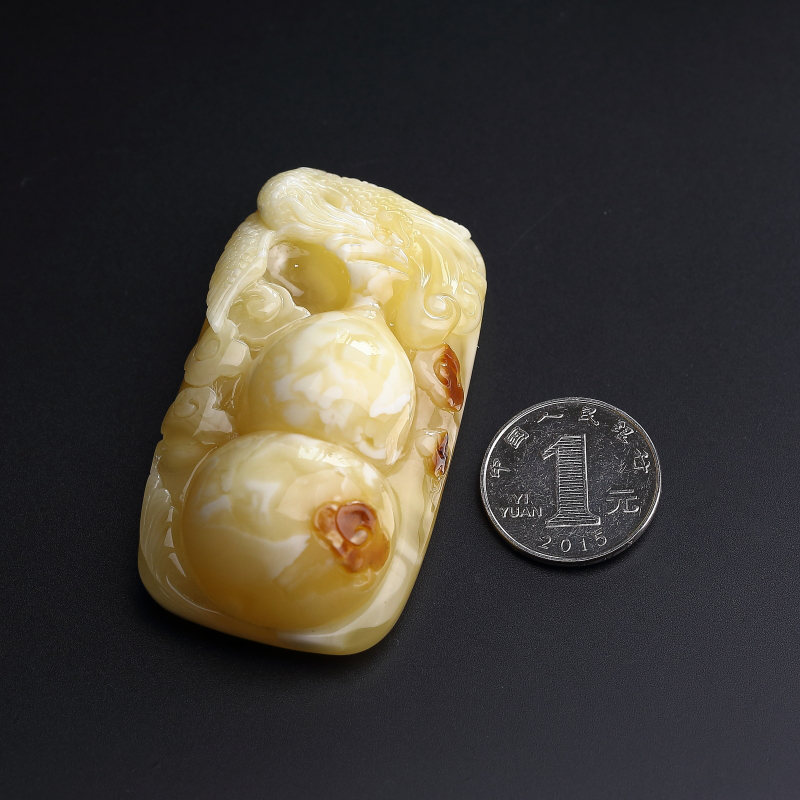 蜜蜡葫芦吊坠 - 红掌柜