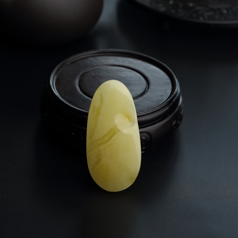 波罗的海天然蜜蜡福瓜吊坠-红掌柜