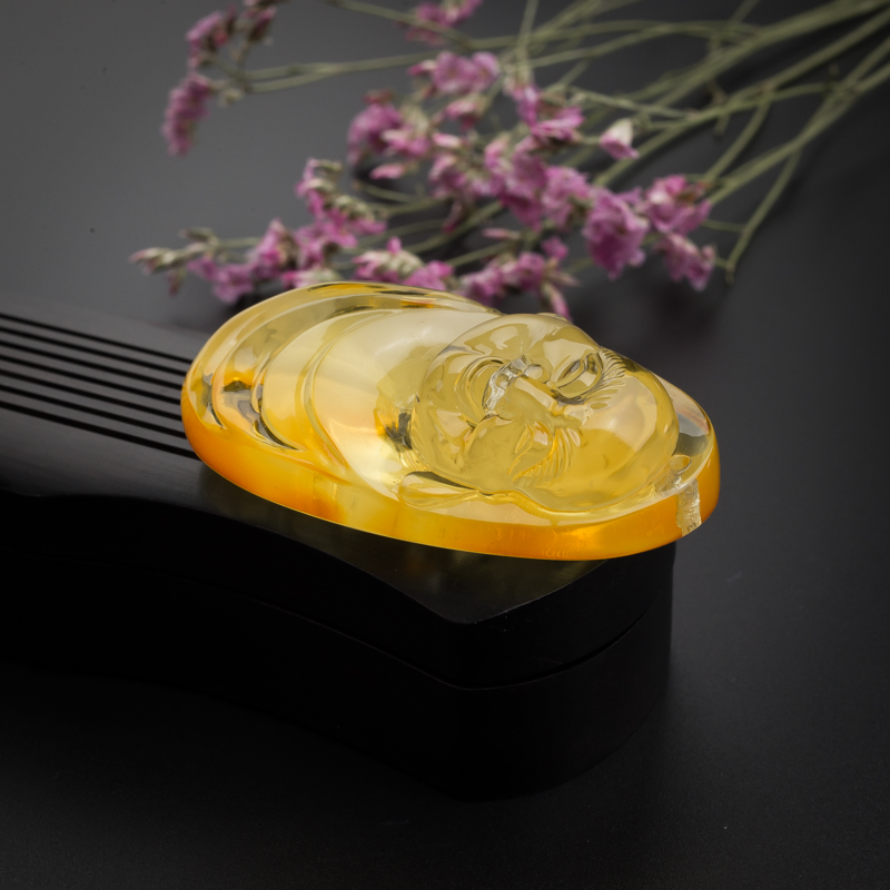 蜜蜡弥勒佛-红掌柜