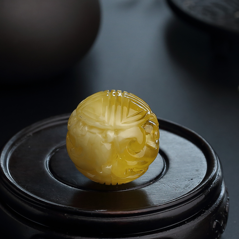 19mm金包黄白蜜龙珠-红掌柜