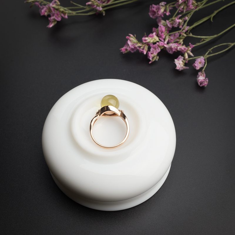 蓝珀戒指-红掌柜