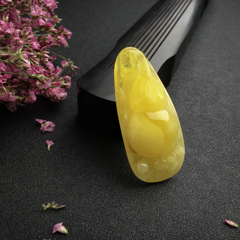 蜜蜡葫芦吊坠 - 红掌柜