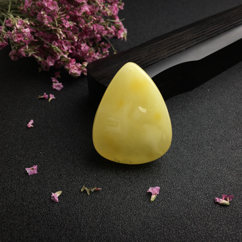 天然蜜蜡鱼吊坠 - 红掌柜