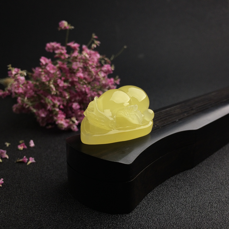 波罗的海鸡油黄蜜蜡吊坠 - 红掌柜