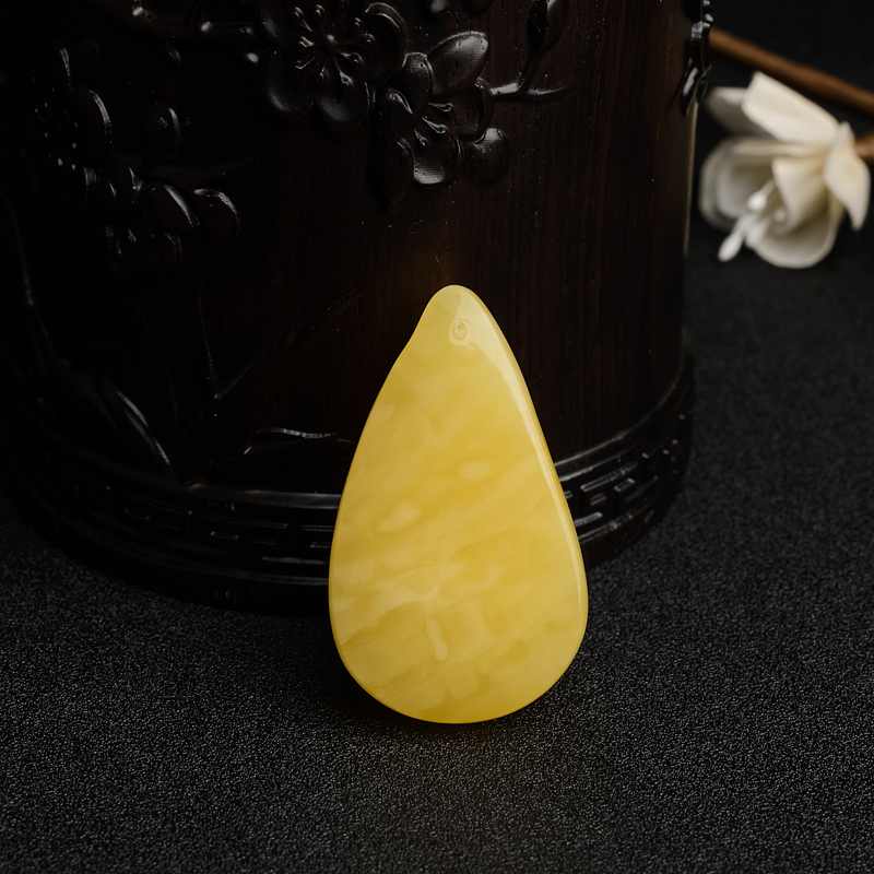 波罗的海天然鸡油黄蜜蜡葫芦吊坠-红掌柜