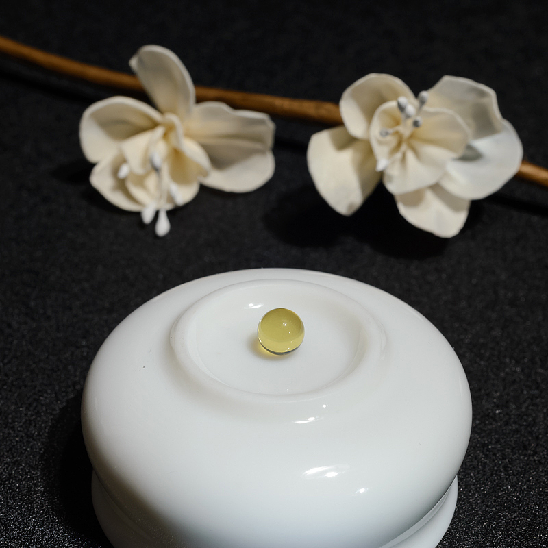 8mm天然蓝珀圆珠-红掌柜