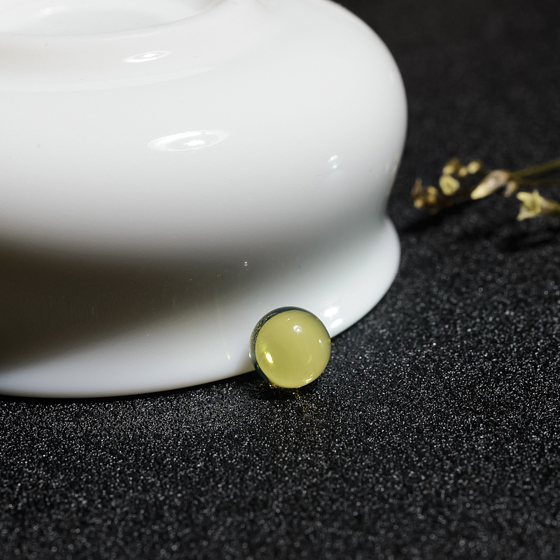 8mm蓝珀圆珠-红掌柜