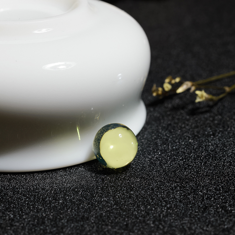 11mm蓝珀圆珠-红掌柜