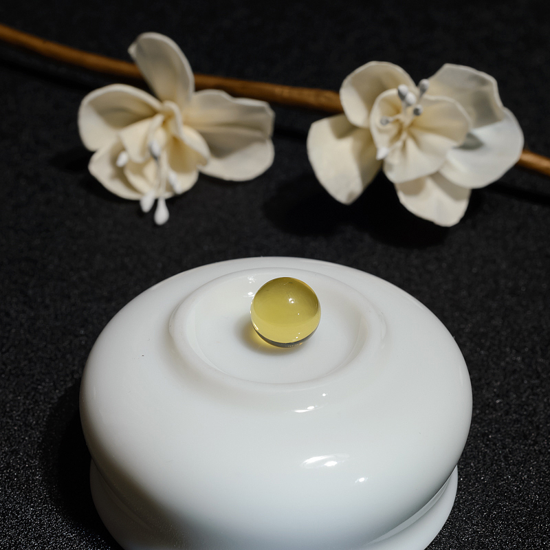 12mm天然蓝珀圆珠-红掌柜