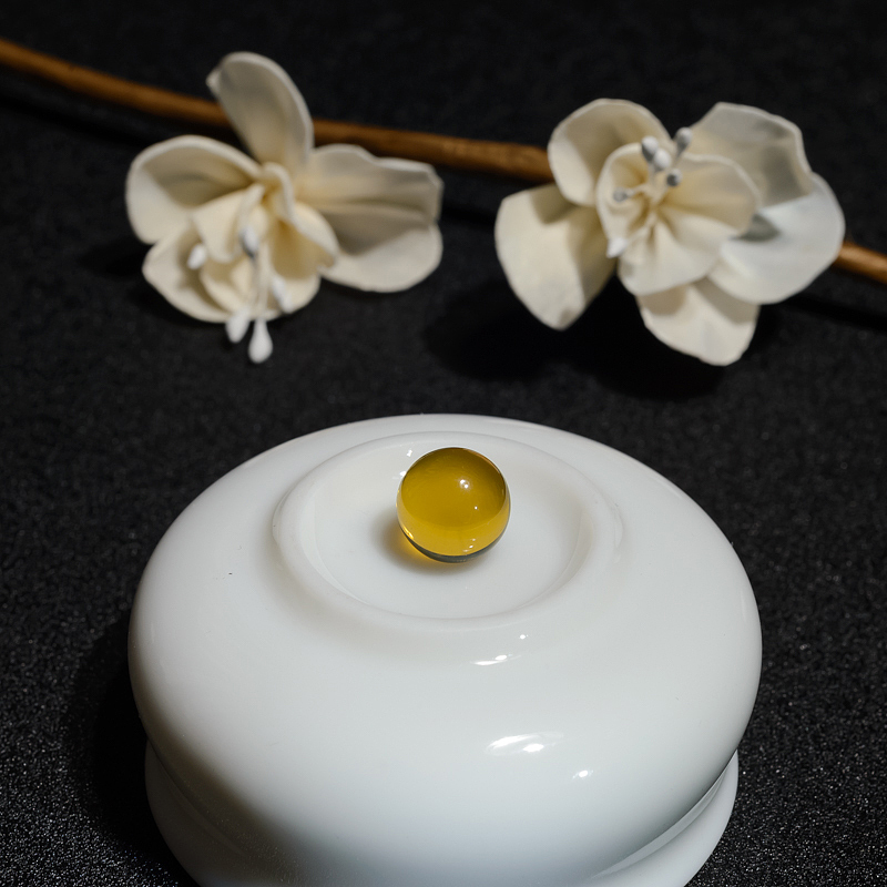 12mm天然蓝珀圆珠-红掌柜