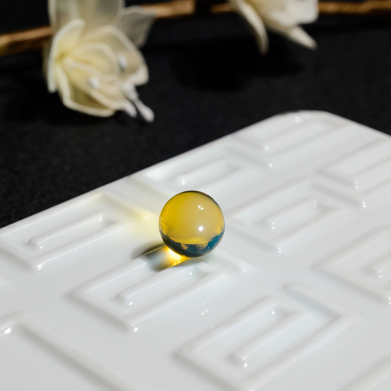 12mm多米尼加天然蓝珀-红掌柜