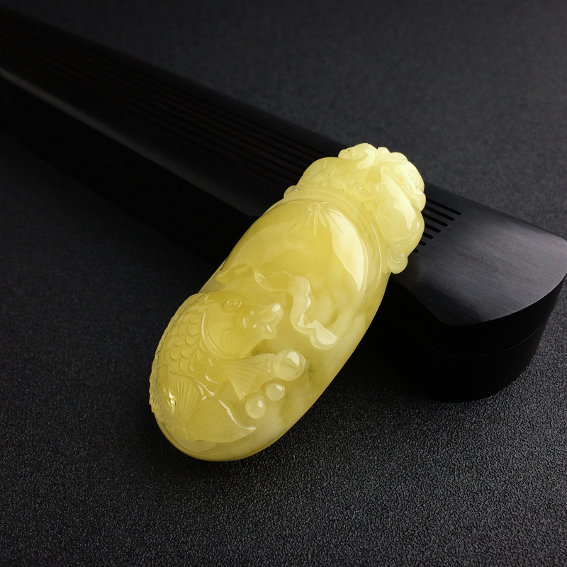 波罗的海蜜蜡鱼吊坠 - 红掌柜