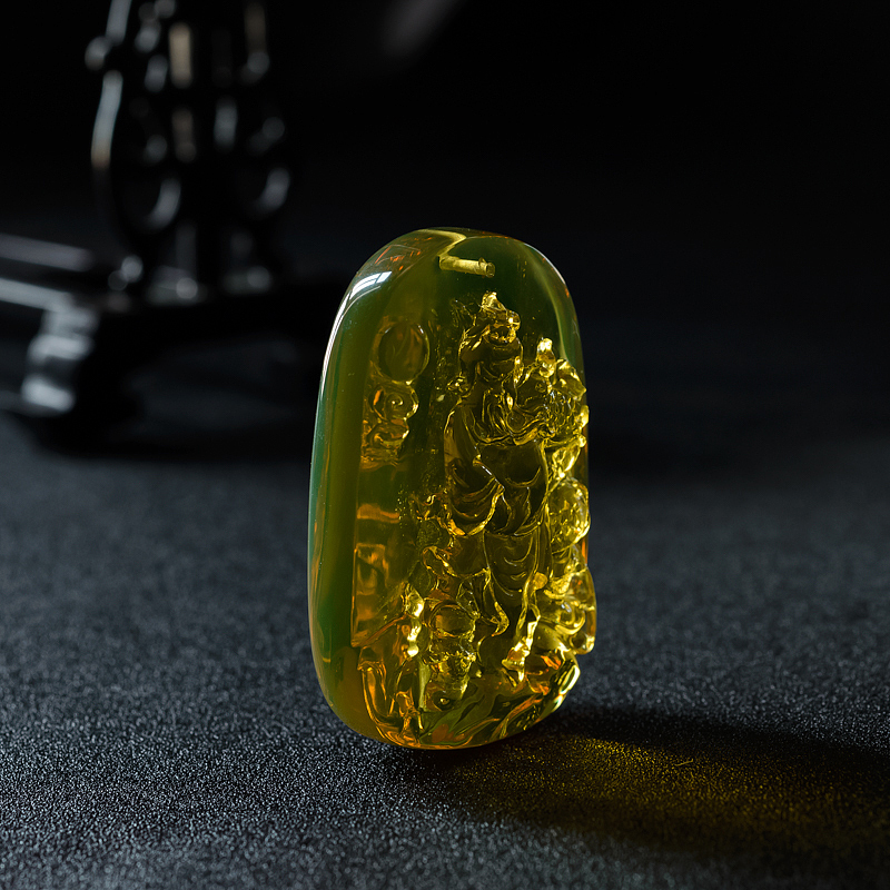 墨西哥蓝珀关公-红掌柜