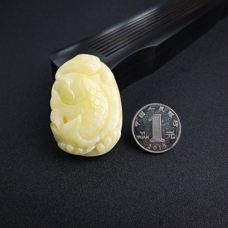 波罗的海蜜蜡连年有余吊坠-红掌柜