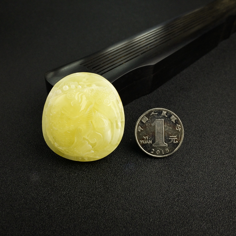 波罗的海蜜蜡吊坠-红掌柜