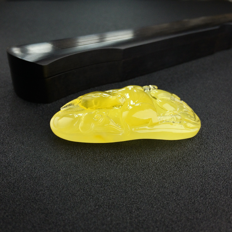 波罗的海鸡油黄金绞蜜洋洋得意吊坠 - 红掌柜