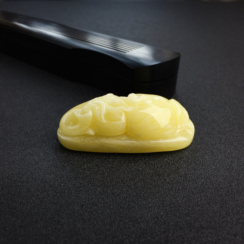 波罗的海天然白花蜜蜜蜡吊坠-红掌柜