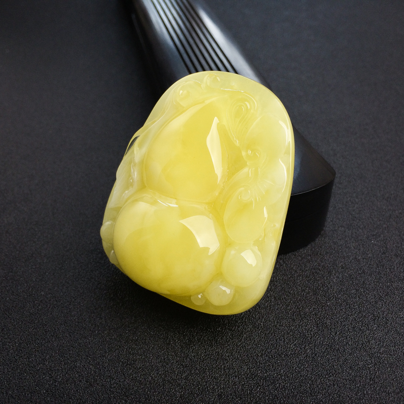 波罗的海天然蜜蜡葫芦吊坠-红掌柜