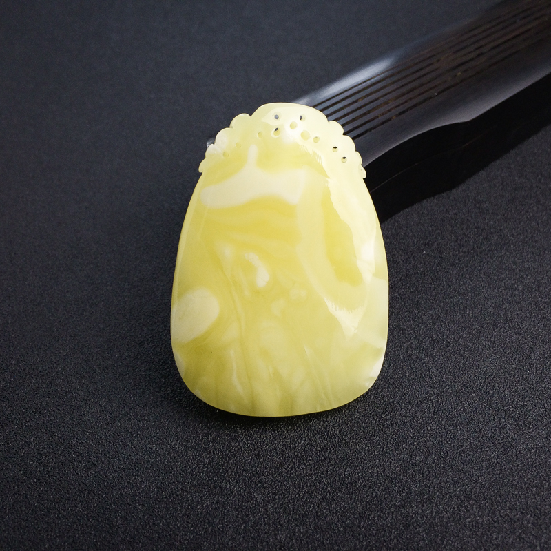 波罗的海天然白花蜜连年有余吊坠-红掌柜