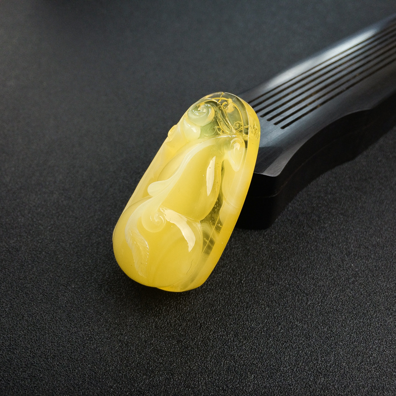 波罗的海天然金绞蜜葫芦吊坠-红掌柜