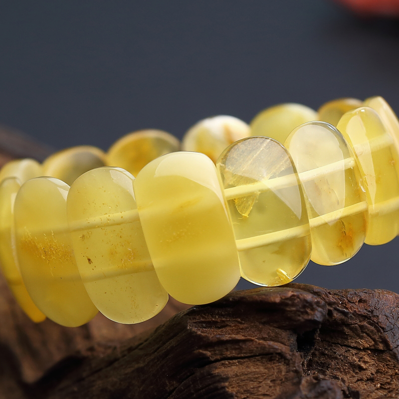 波罗的海鸡油黄金绞蜜手串 - 红掌柜