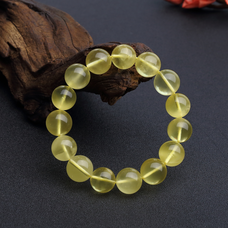 波罗的海天然13mm柠檬黄金绞蜜手串 - 红掌柜