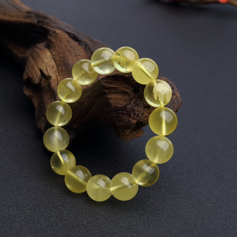 天然13mm柠檬黄金绞蜜手串 - 红掌柜