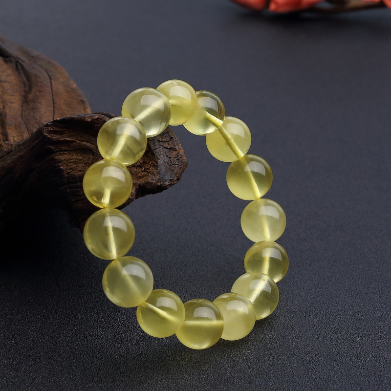 13mm柠檬黄金绞蜜手串 - 红掌柜