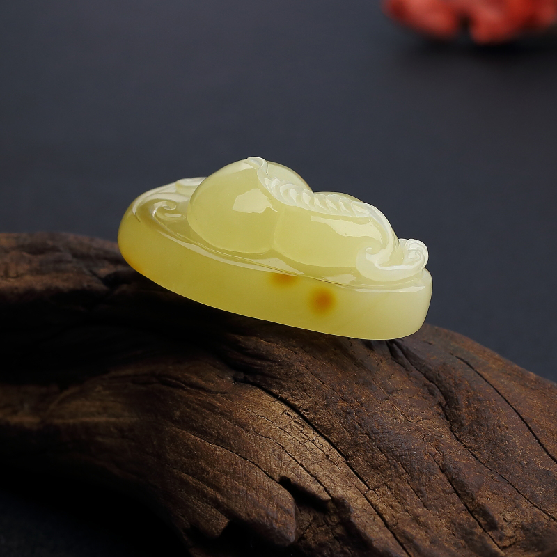 波罗的海柠檬黄蜜蜡葫芦吊坠 - 红掌柜