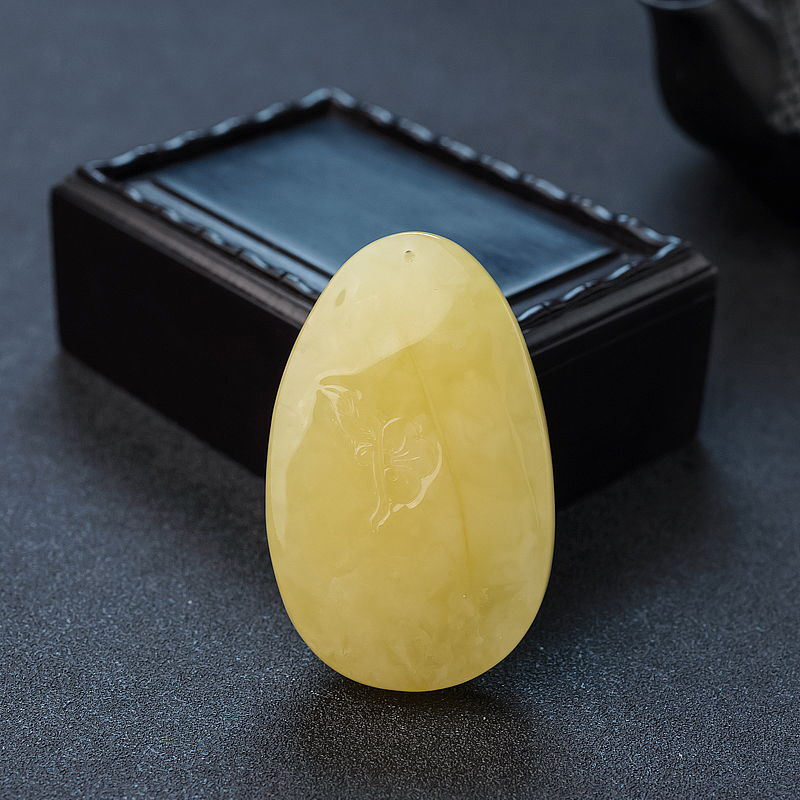 波罗的海天然柠檬黄蜜蜡葫芦挂件 - 红掌柜