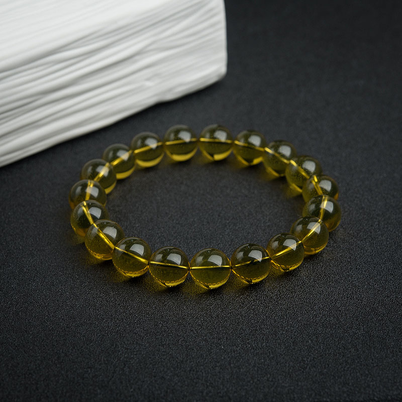 12mm天然蓝珀手串-红掌柜