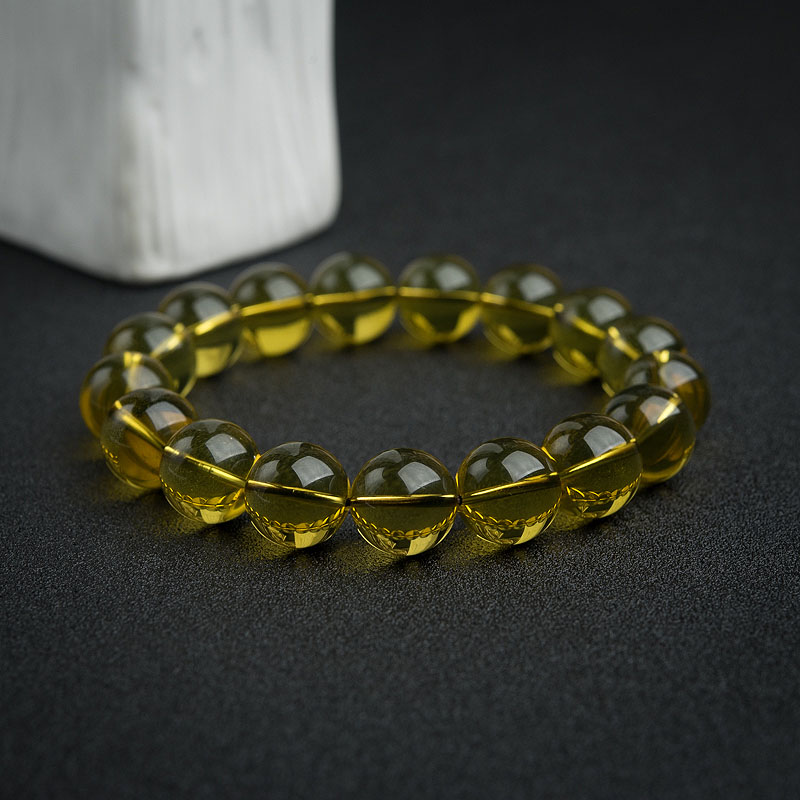 12.5mm墨西哥蓝珀手串-红掌柜