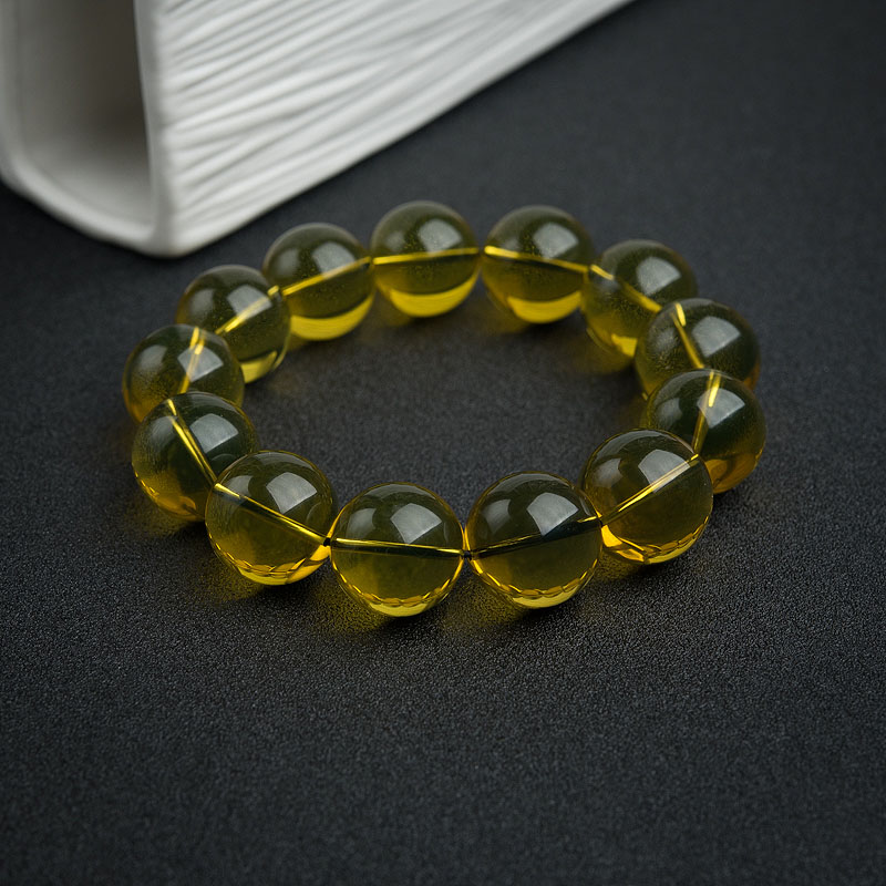 天然蓝珀手串-红掌柜