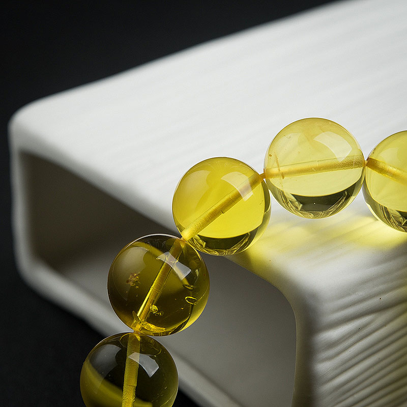 天然鸡油黄金绞蜜手串-红掌柜