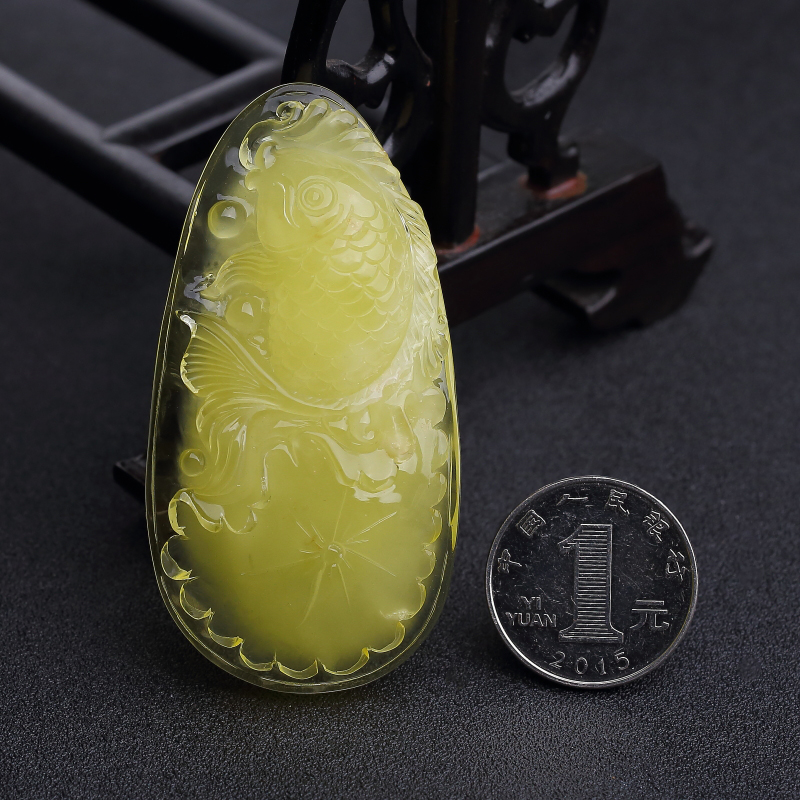 波罗的海蜜蜡吊坠-红掌柜