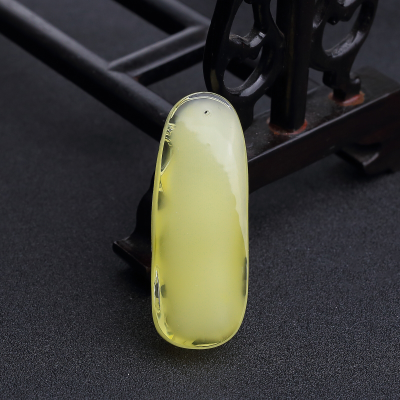 柠檬黄蜜蜡吊坠-红掌柜